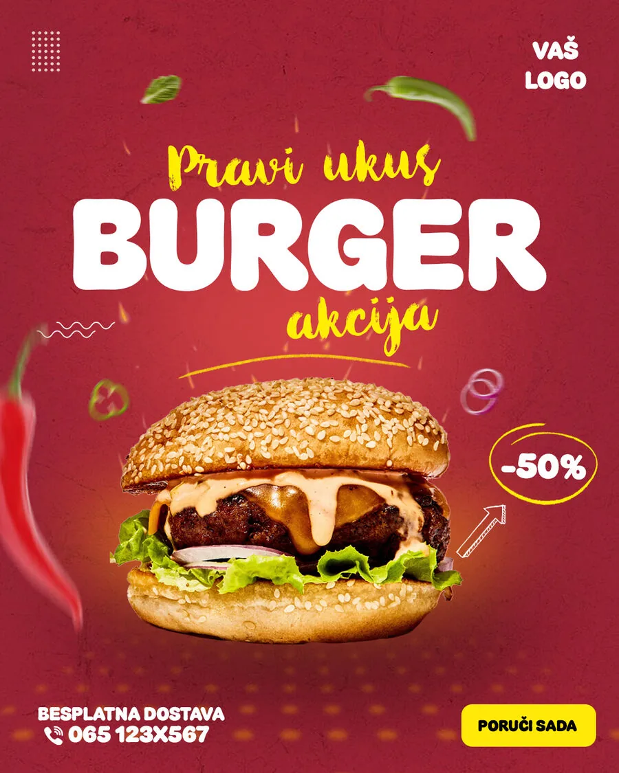 Burger Deal — Promo Design